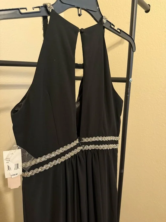 Gianni Bini Black Beaded Halter Maxi Dress - Picture 8 of 8